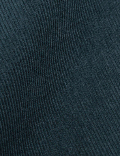 Chemise Gabriel en velours bleu