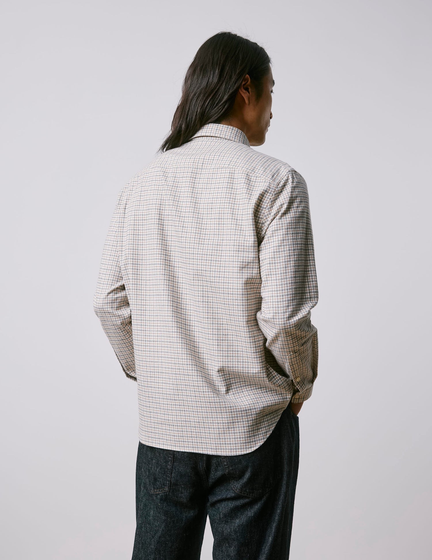 Gabriel brown checked shirt - Flannel - American Collar#2