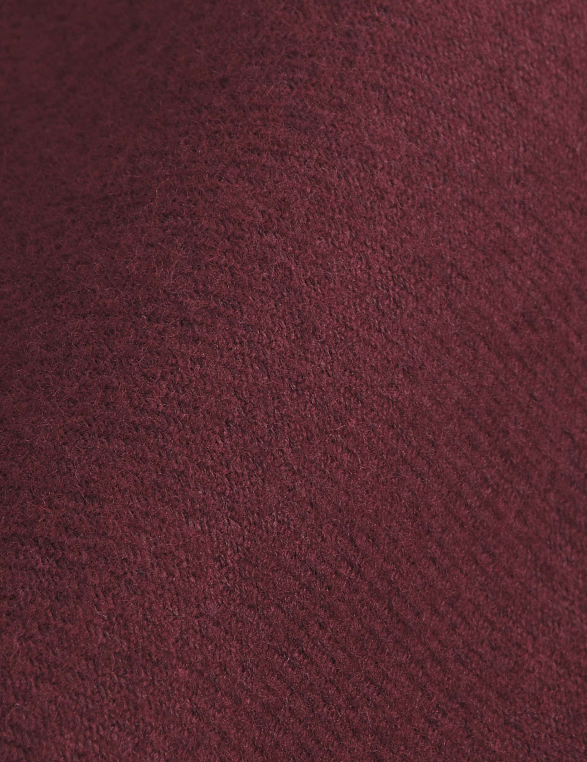 Chemise Gabriel bordeaux - Flanelle - Col Américain