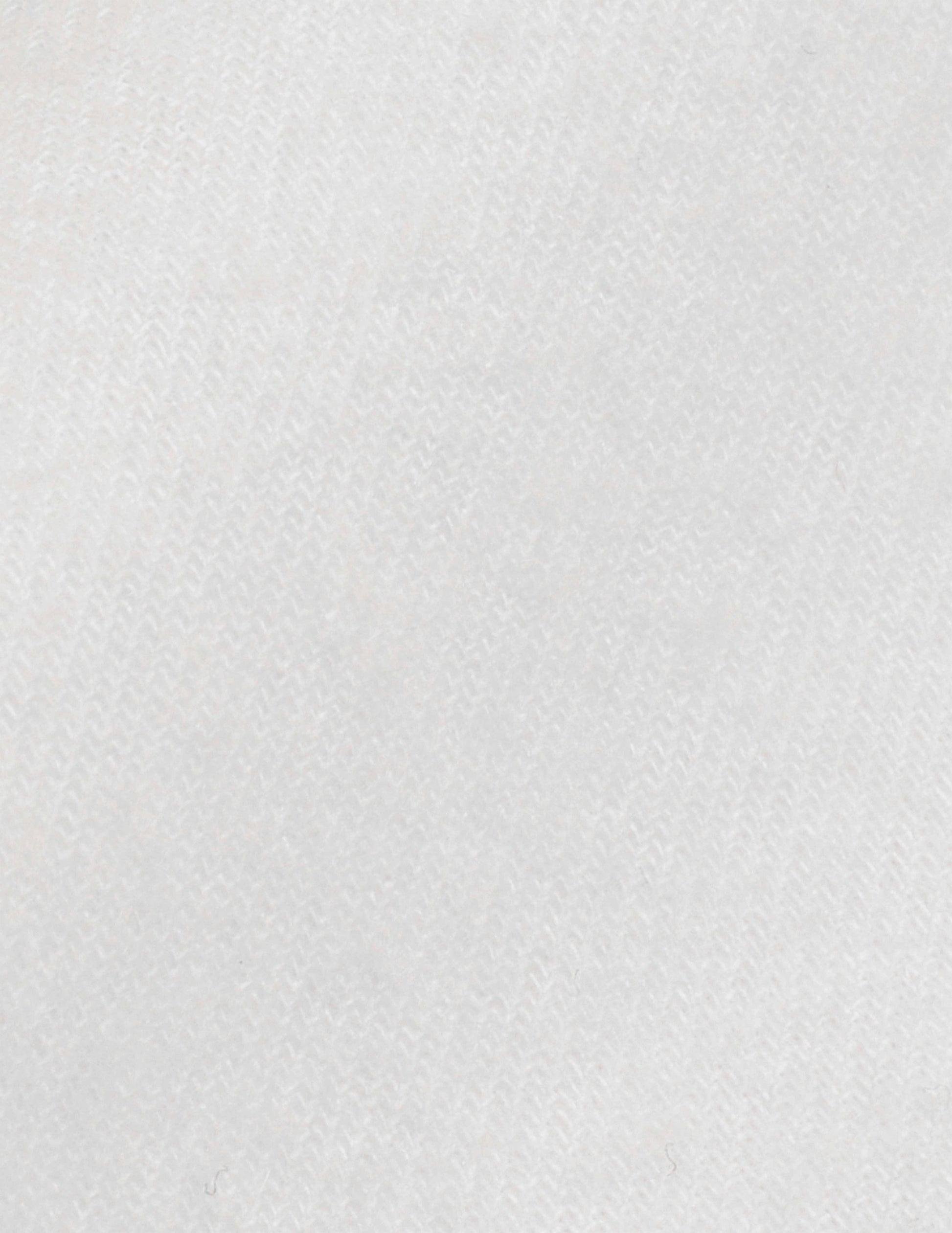 Chemise Gaspard blanche - Flanelle - Col Américain