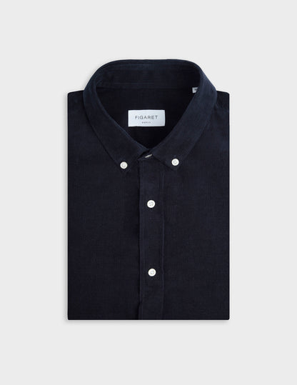 Chemise Gaspard bleu marine