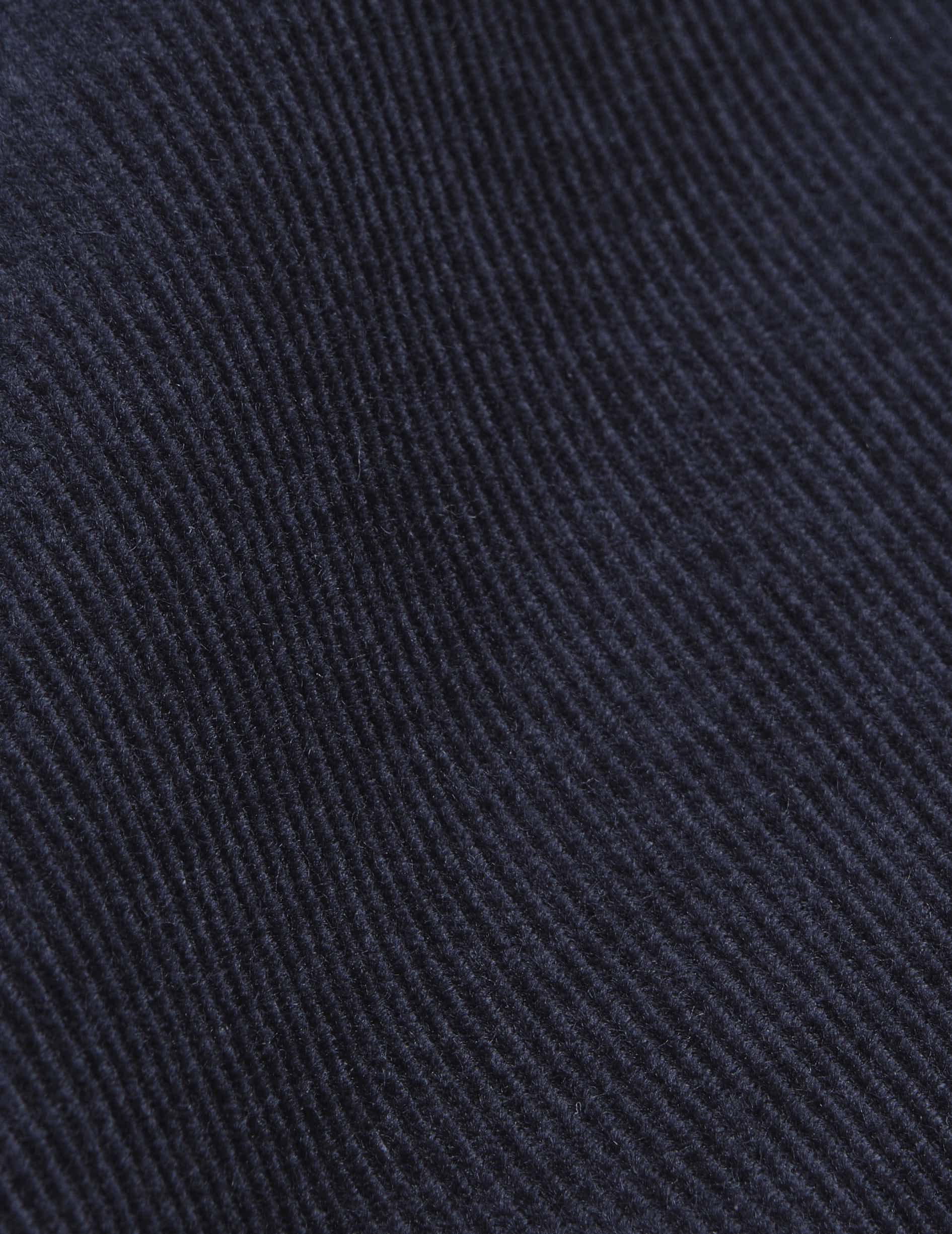 Chemise Gaspard bleu marine - Velours - Col Américain