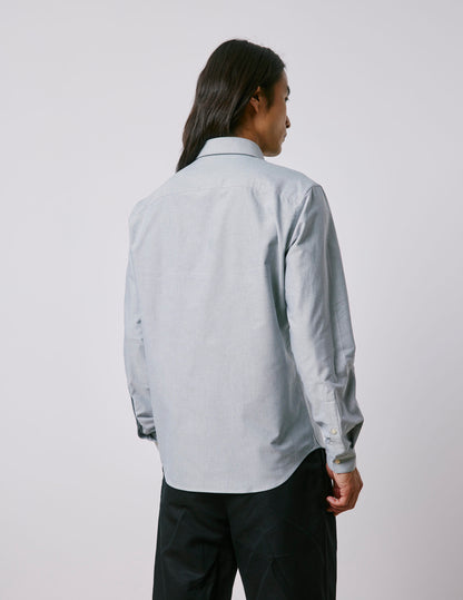 Chemise Gaspard vert gris