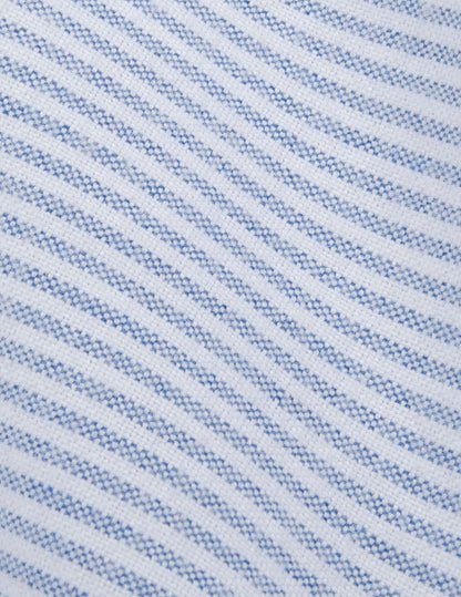 Chemise Gaspard rayée bleue