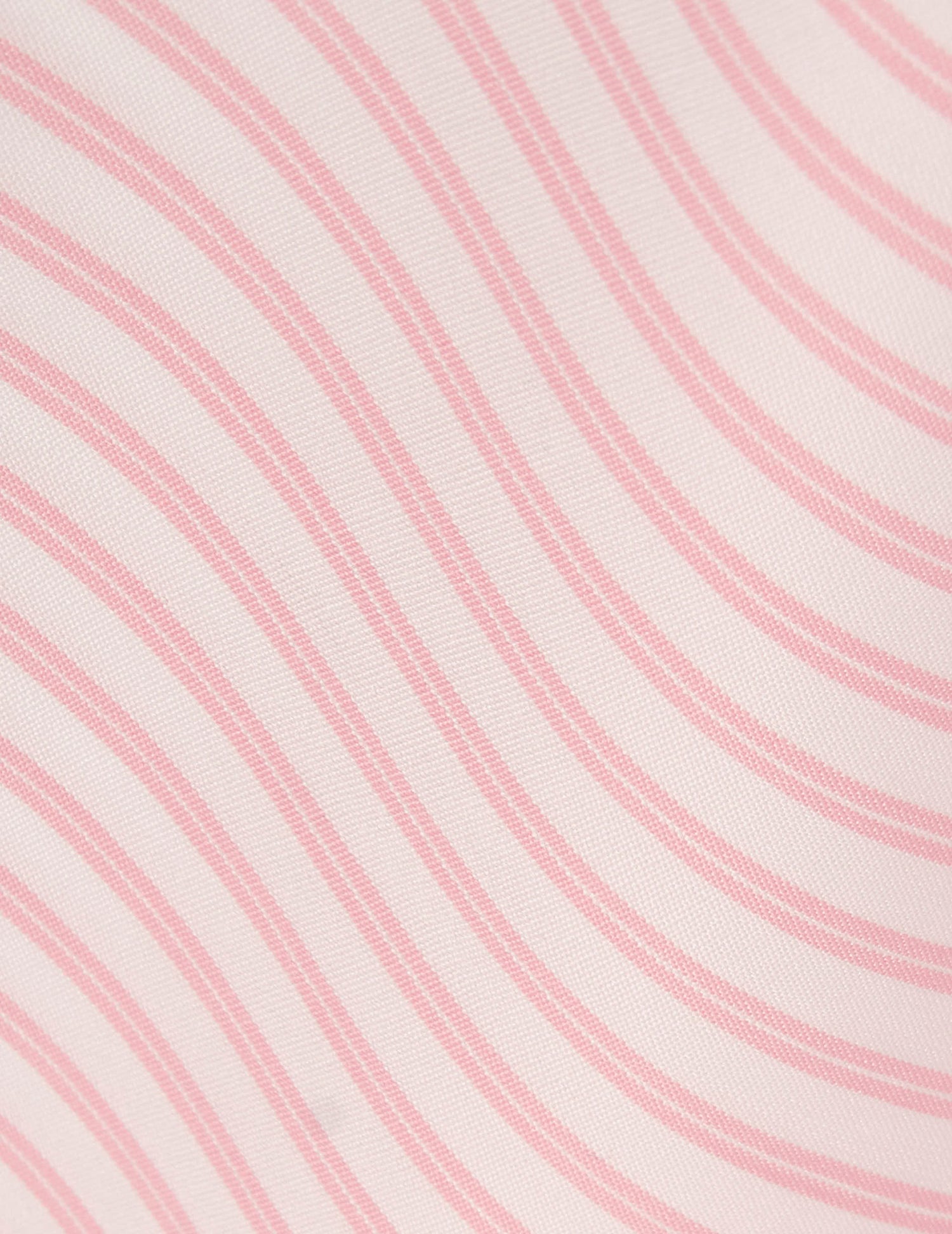 Chemise ajustée rayée rose - Popeline - Col Italien#2