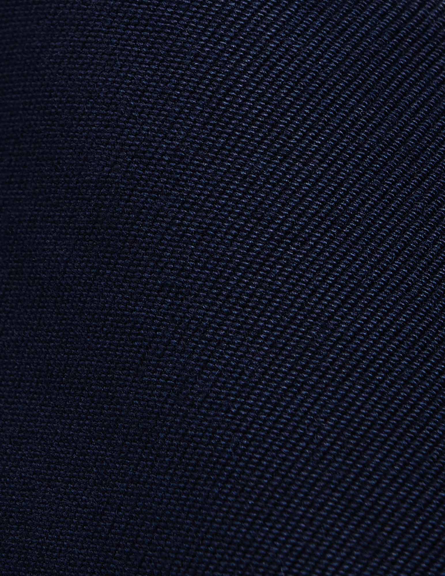 Chemise Ivano bleu marine - Twill - Col Cubain avec bride