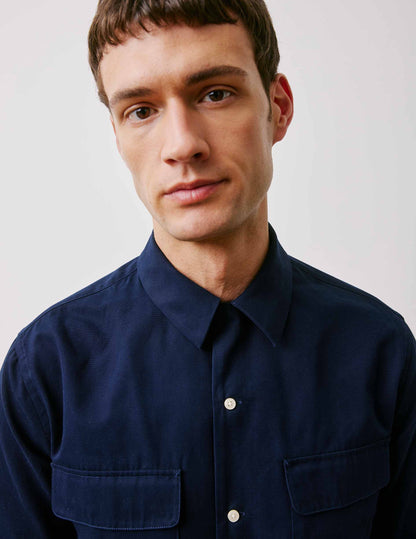 Chemise Ivano bleu marine