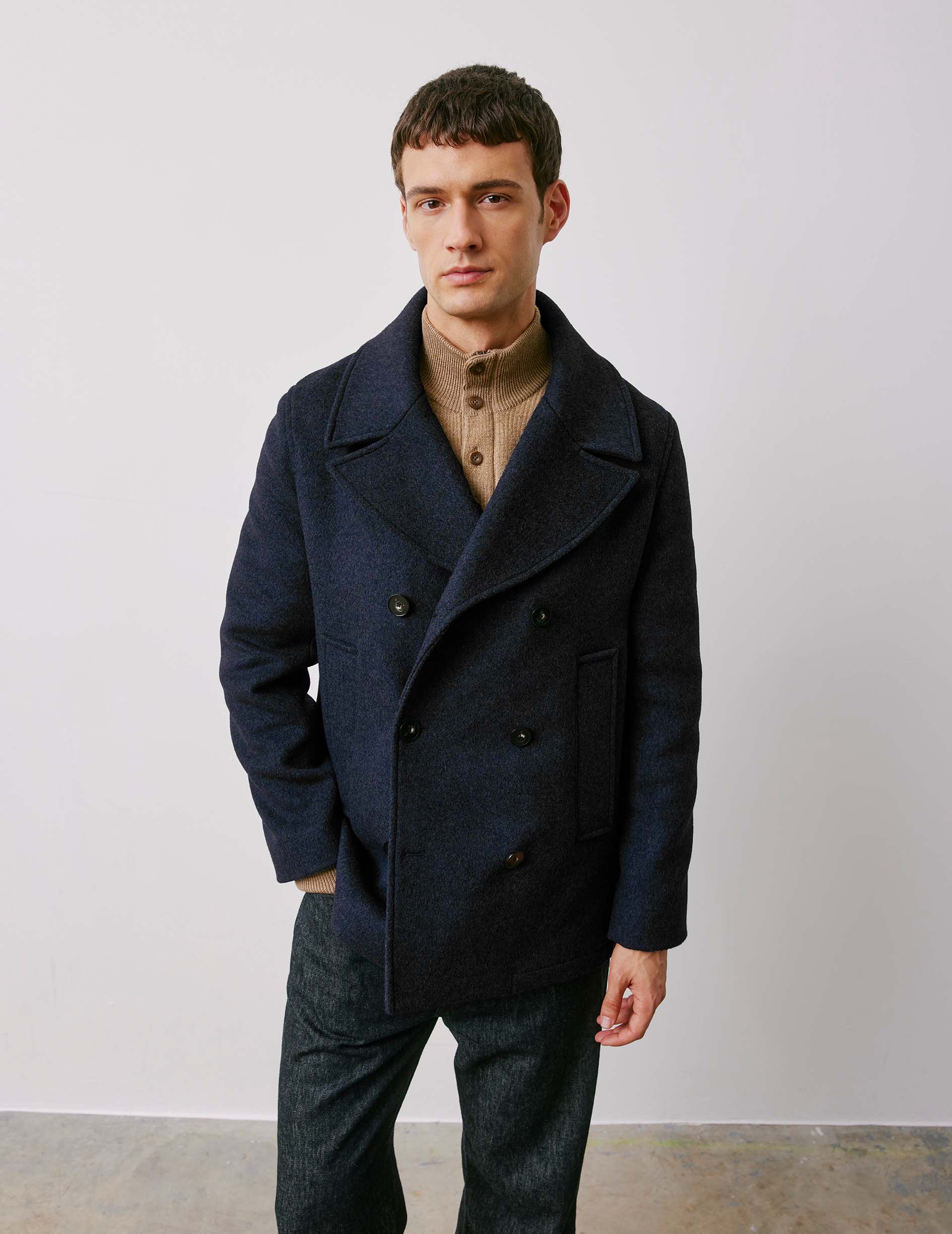 Martin navy wool peacoat