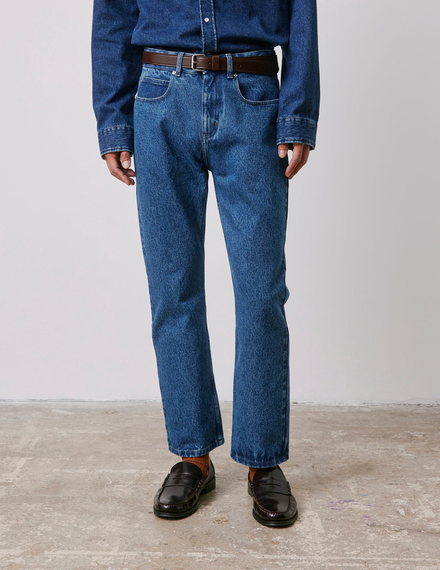 Jean Florentin en denim bleu