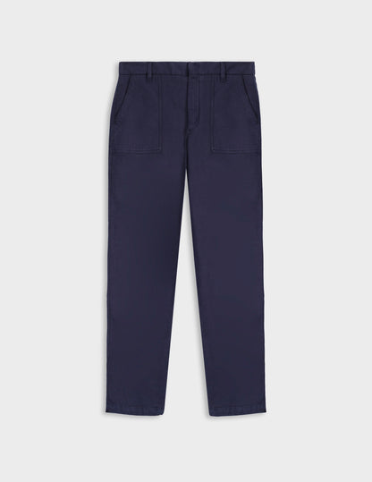 Ignacio navy canvas cotton pants