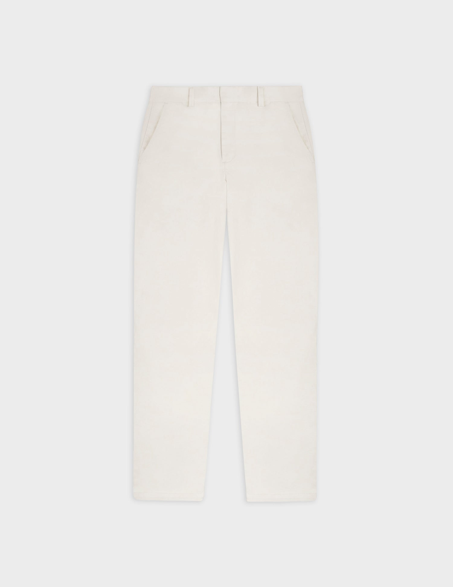 Pantalon Marco en canvas de coton écru