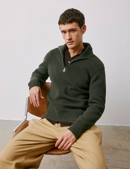 Milo green wool sweater