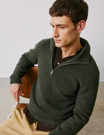 Milo green wool sweater