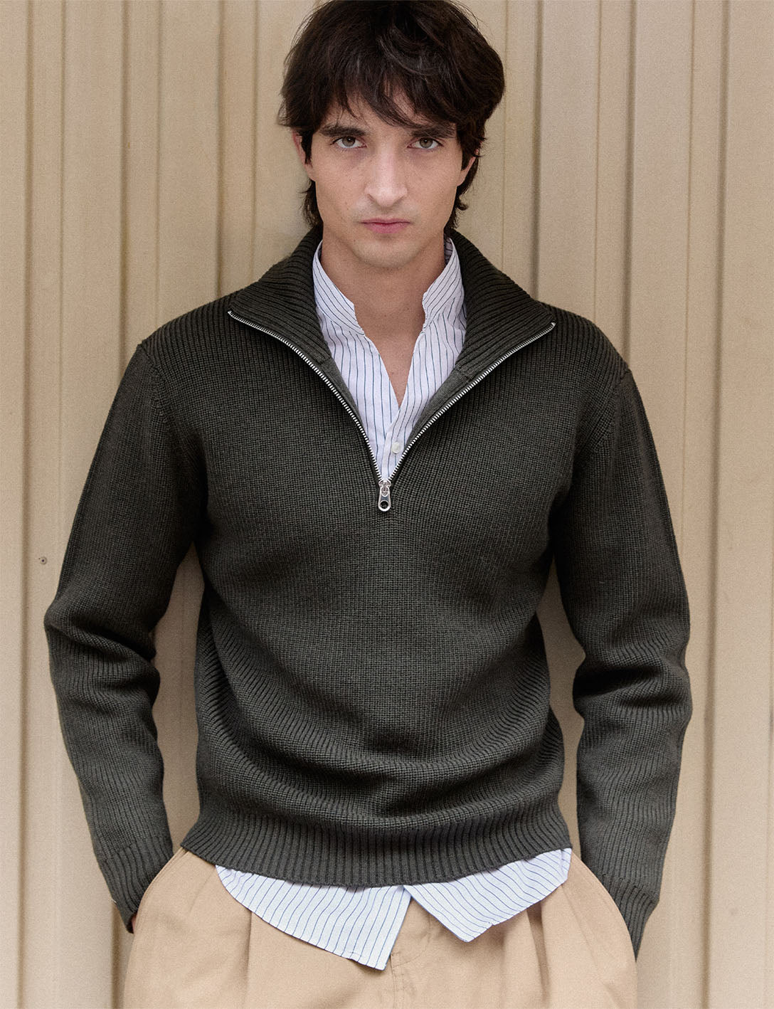Milo green wool sweater