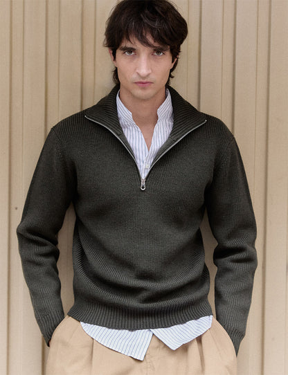 Milo green wool sweater