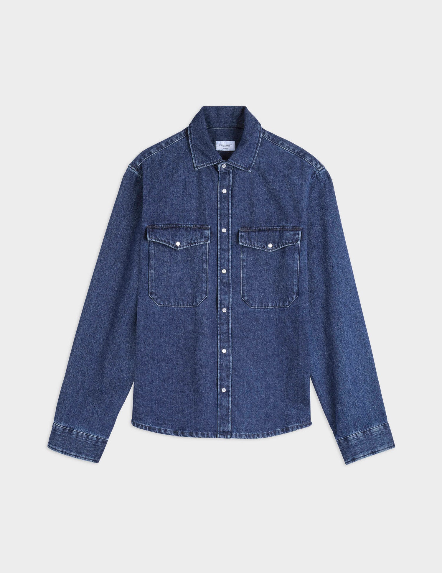 Surchemise Merwann en denim bleu