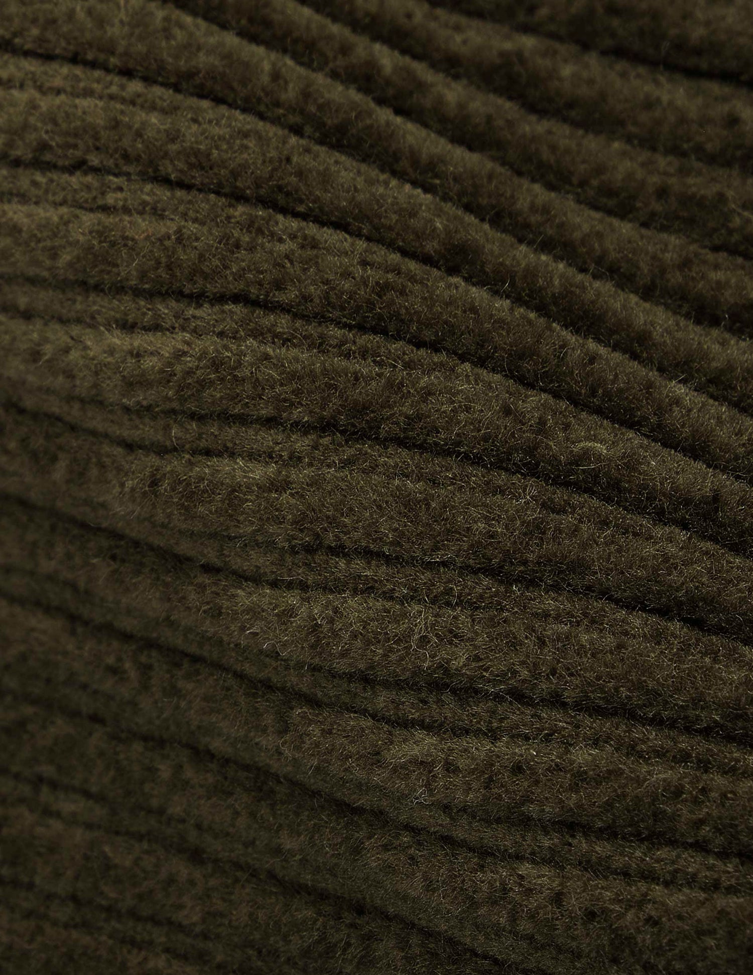 Surchemise Milan en velours kaki