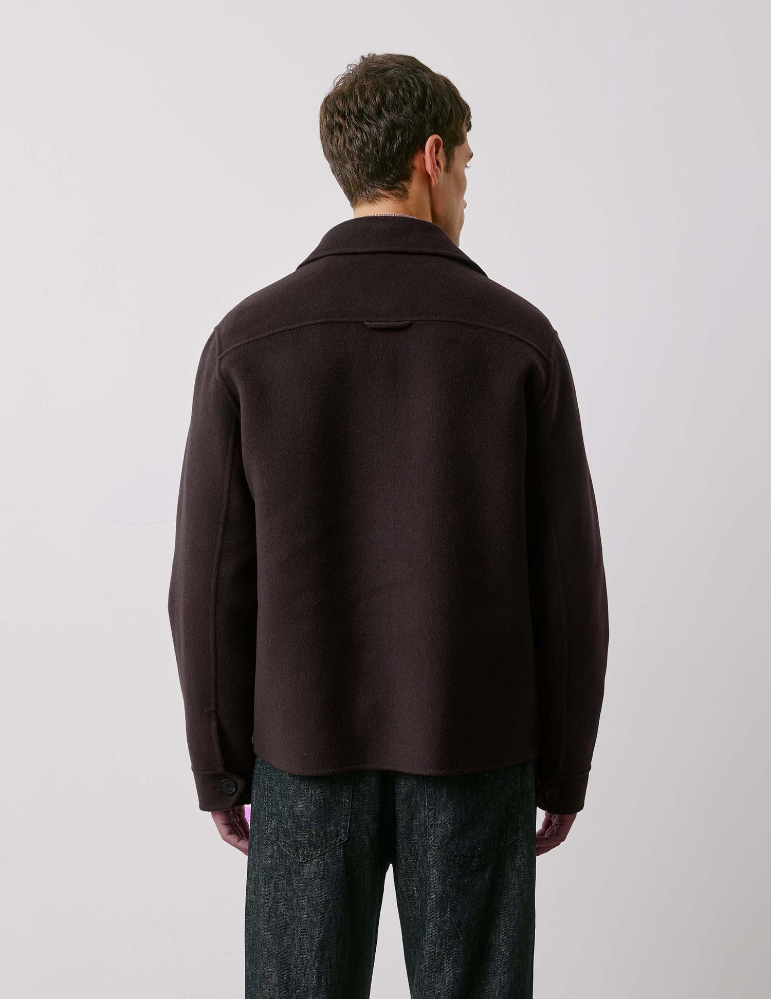 Veste Inoa en laine marron