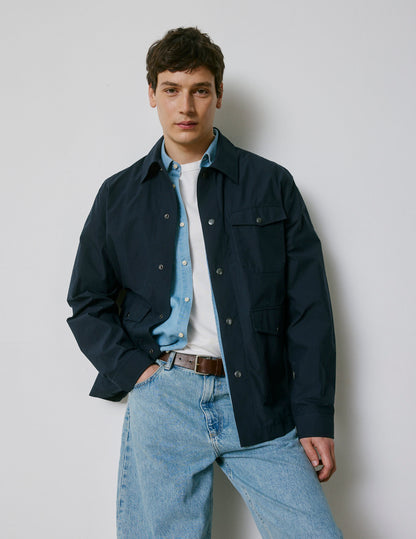 Blouson Melvin en ripstop marine