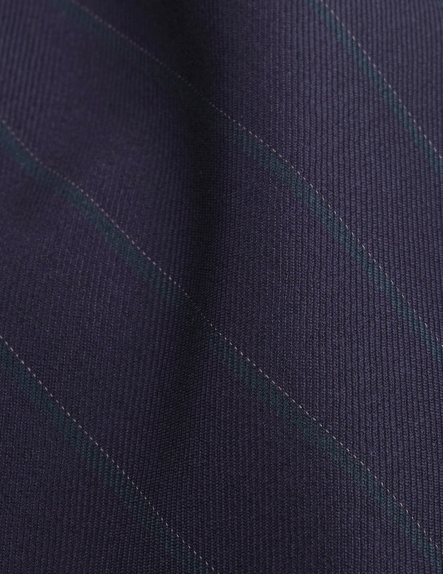 Gilet de costume Mickael en laine vierge marine rayé