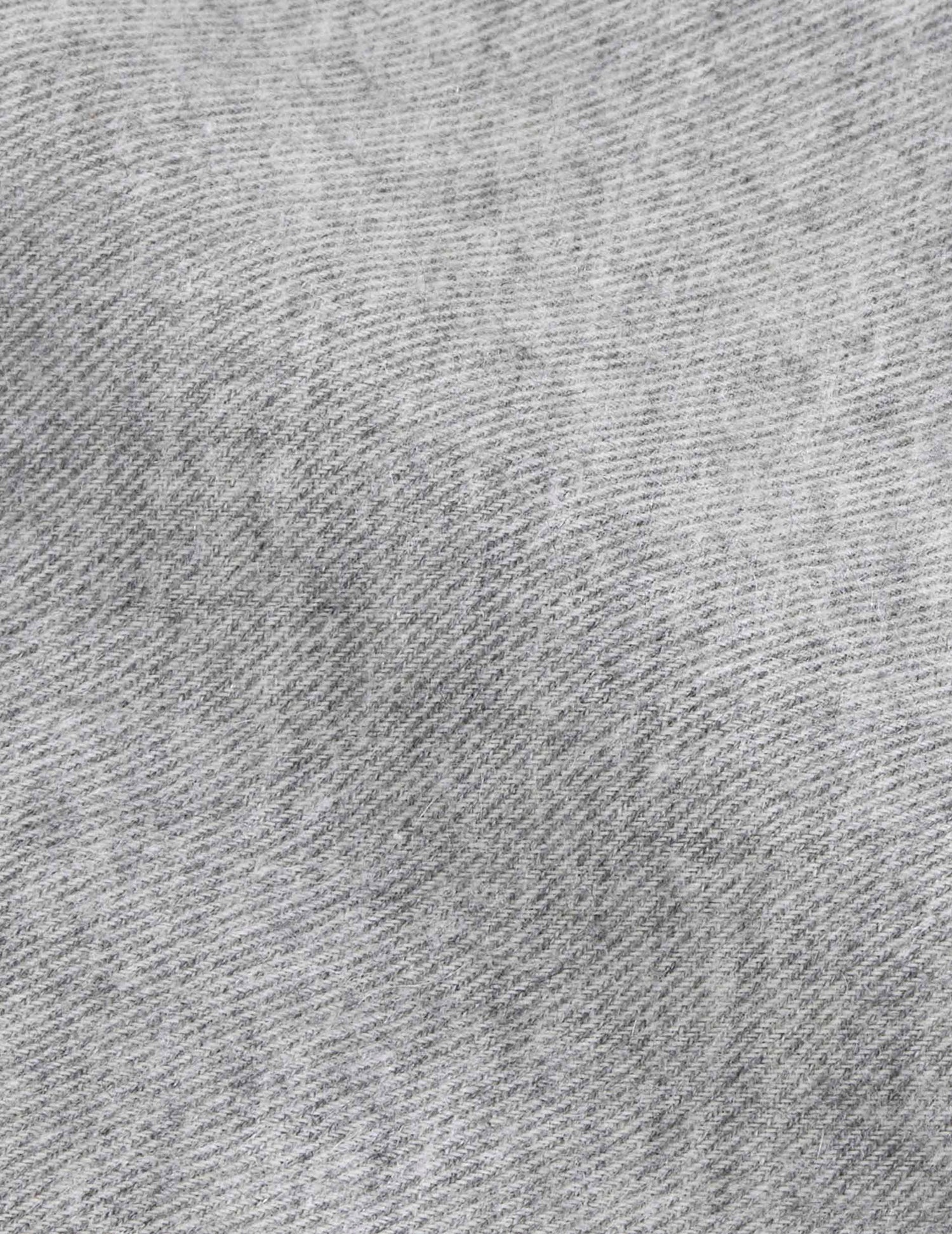 Chemise mixte "Je t'aime" grise - Flanelle - Col Figaret#11