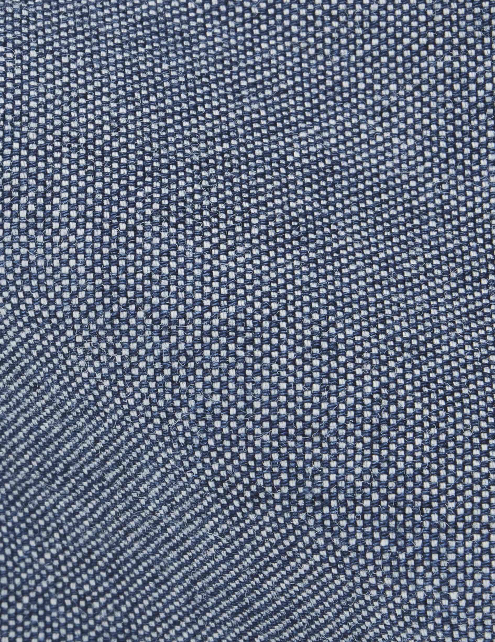 Chemise mixte "Je t'aime" en denim bleu - Denim - Col Figaret