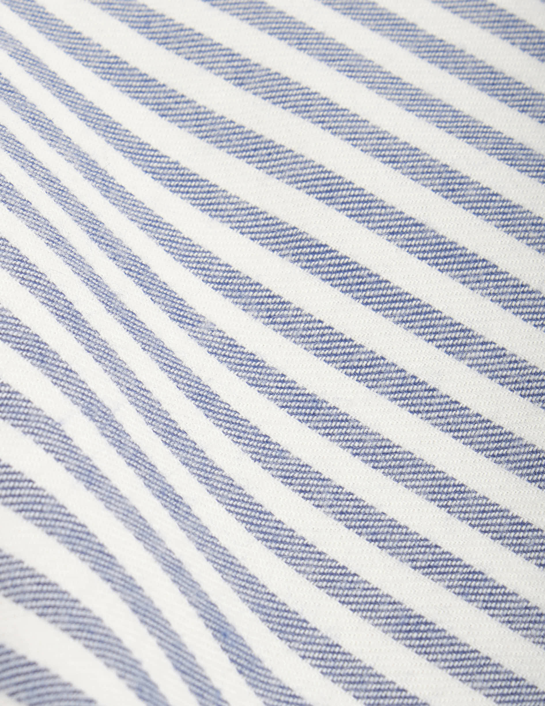 Fun shirt William bleu - Flanelle - Col Américain