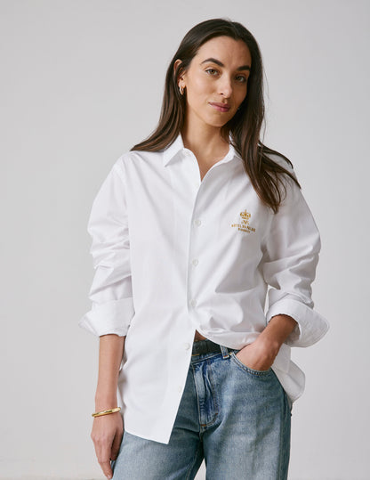 Chemise mixte Ainhoa blanche