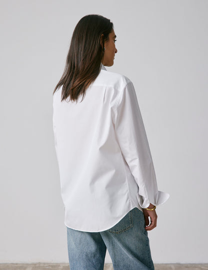 Chemise mixte Ainhoa blanche