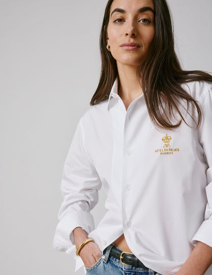 Chemise mixte Ainhoa blanche