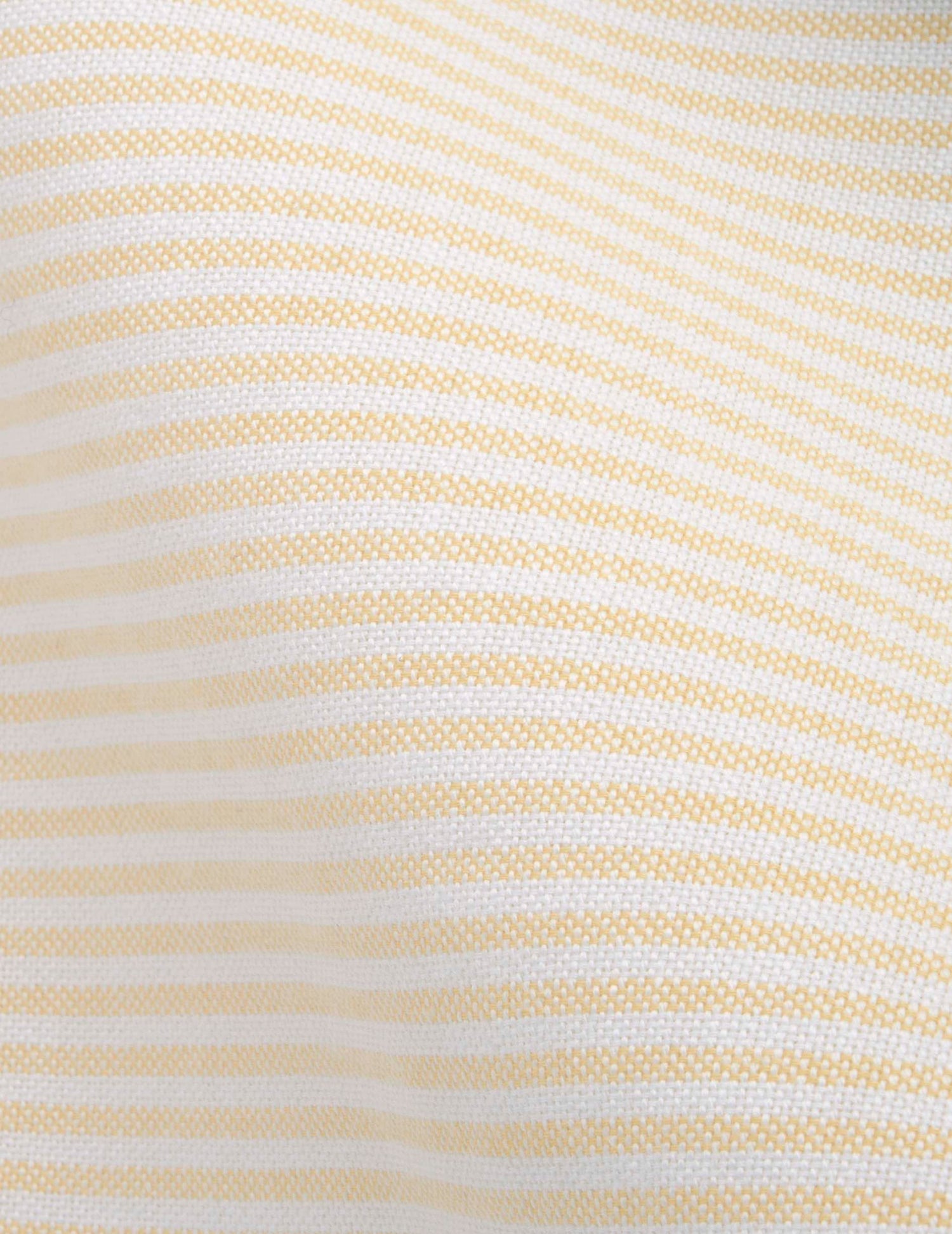 Ambre Striped yellow shirt - Oxford - Shirt Collar#6