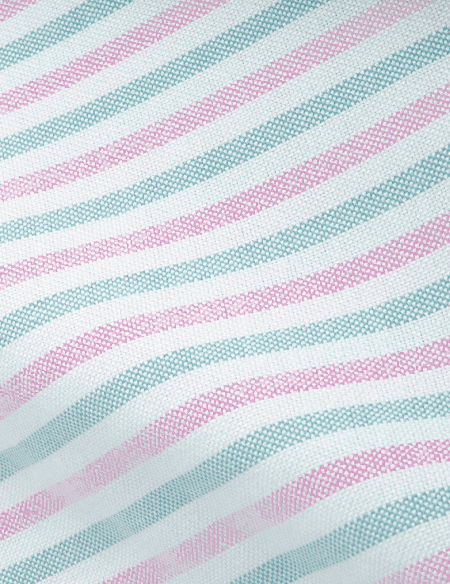 Ambre Striped pink  shirt - Oxford - Shirt Collar#4