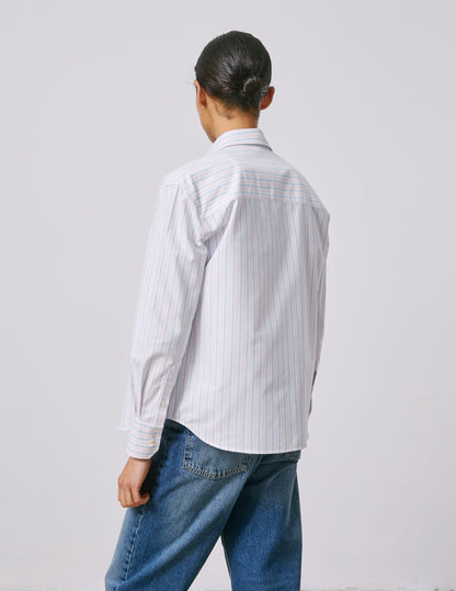 Chemise Ambre rayée rose