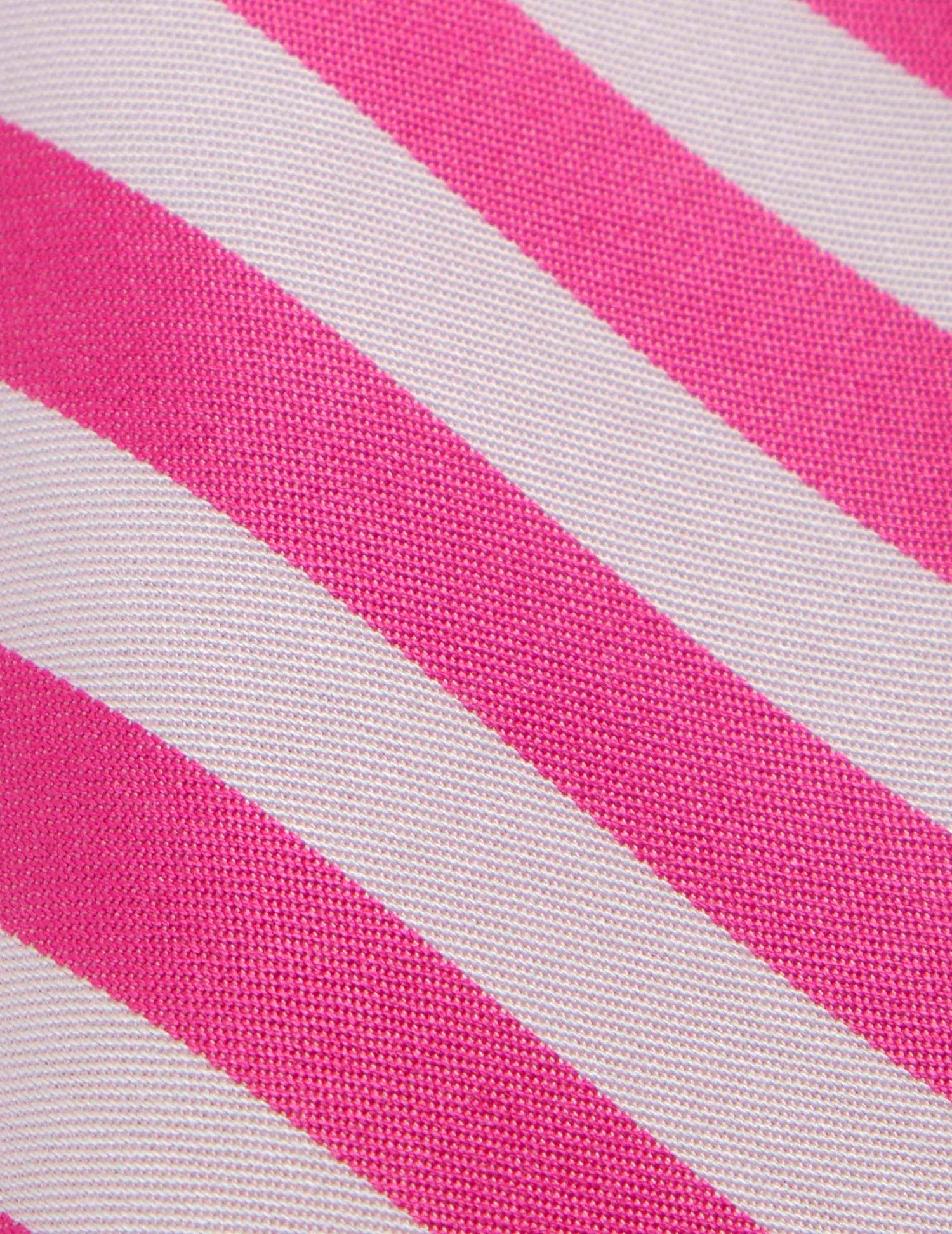 Chemise Ambre rayée fuchsia - Twill - Col Chemise#4