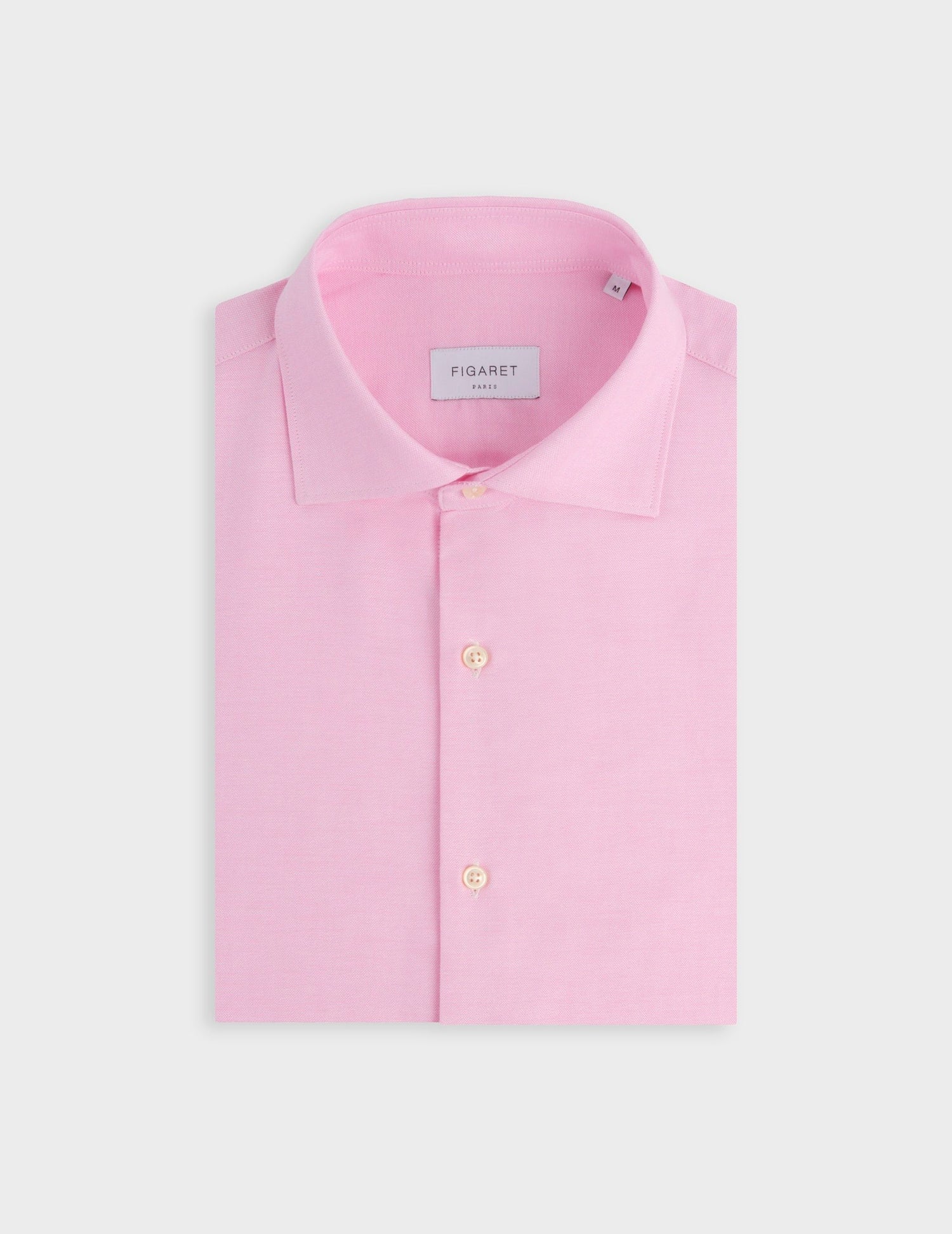 Chemise Aristote rose clair - Oxford - Col Italien#3