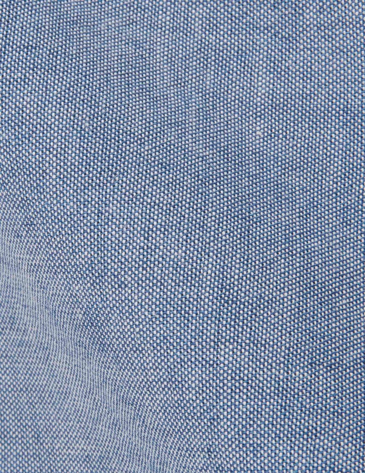 Chemise Aristote en denim bleu - Denim - Col Italien#5