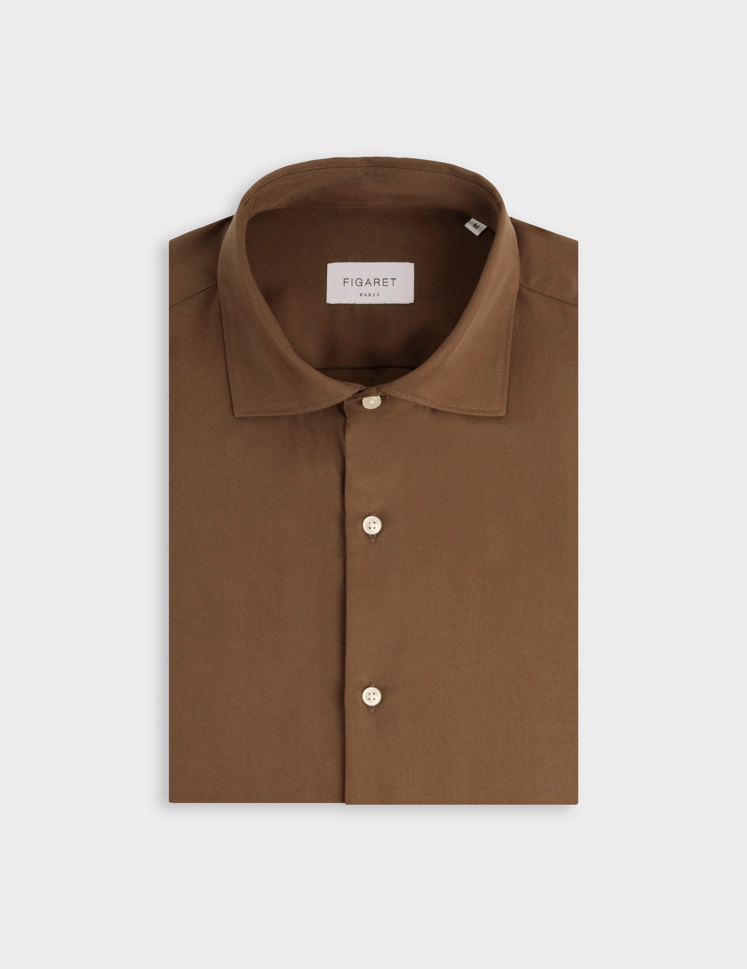Brown Aristote shirt - Twill - Italien Collar#5