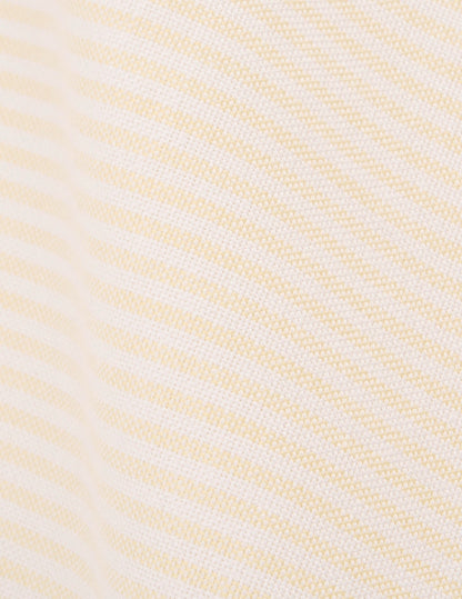 Chemise Auguste rayée jaune