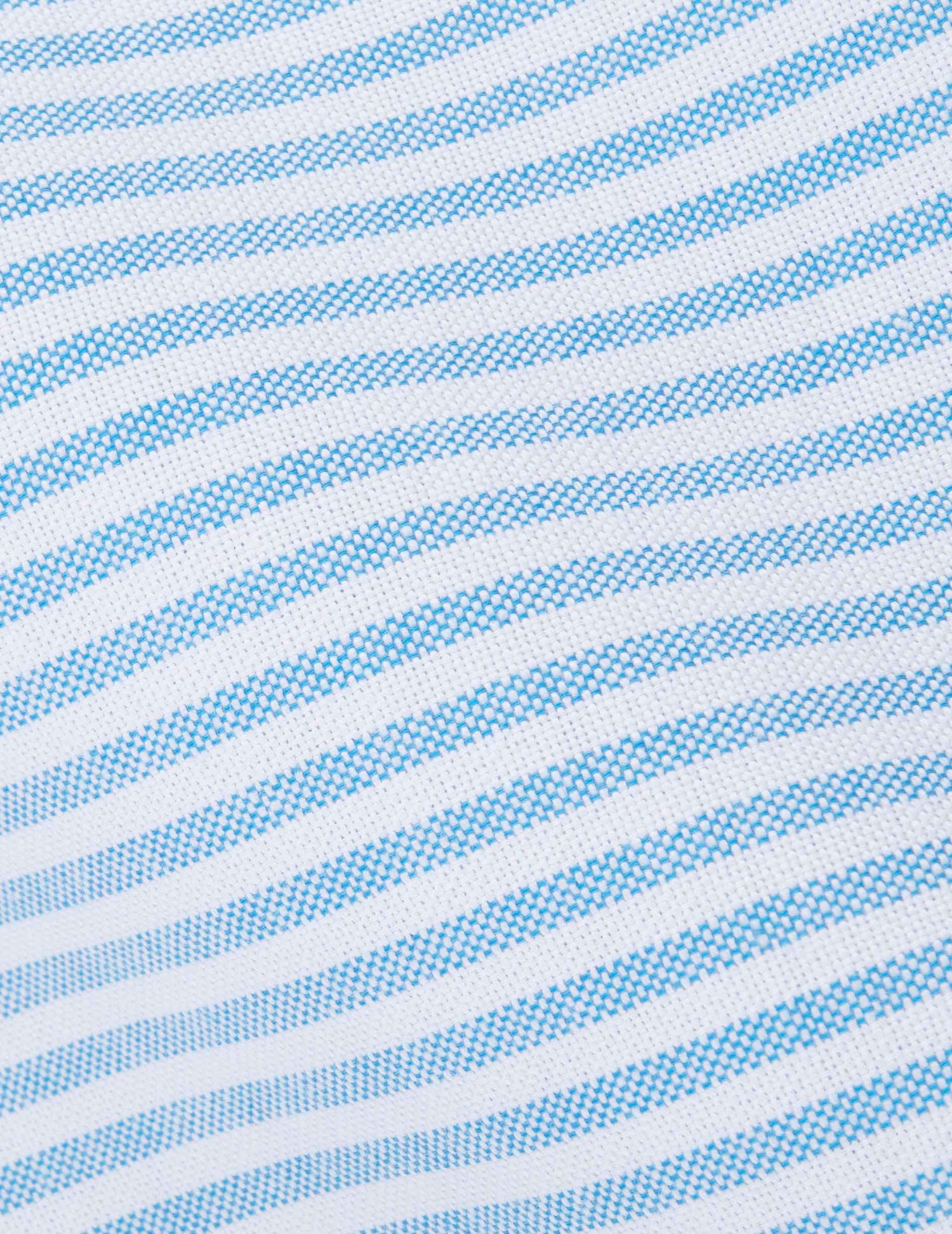 Striped blue Auguste shirt - Oxford - Français Collar#4