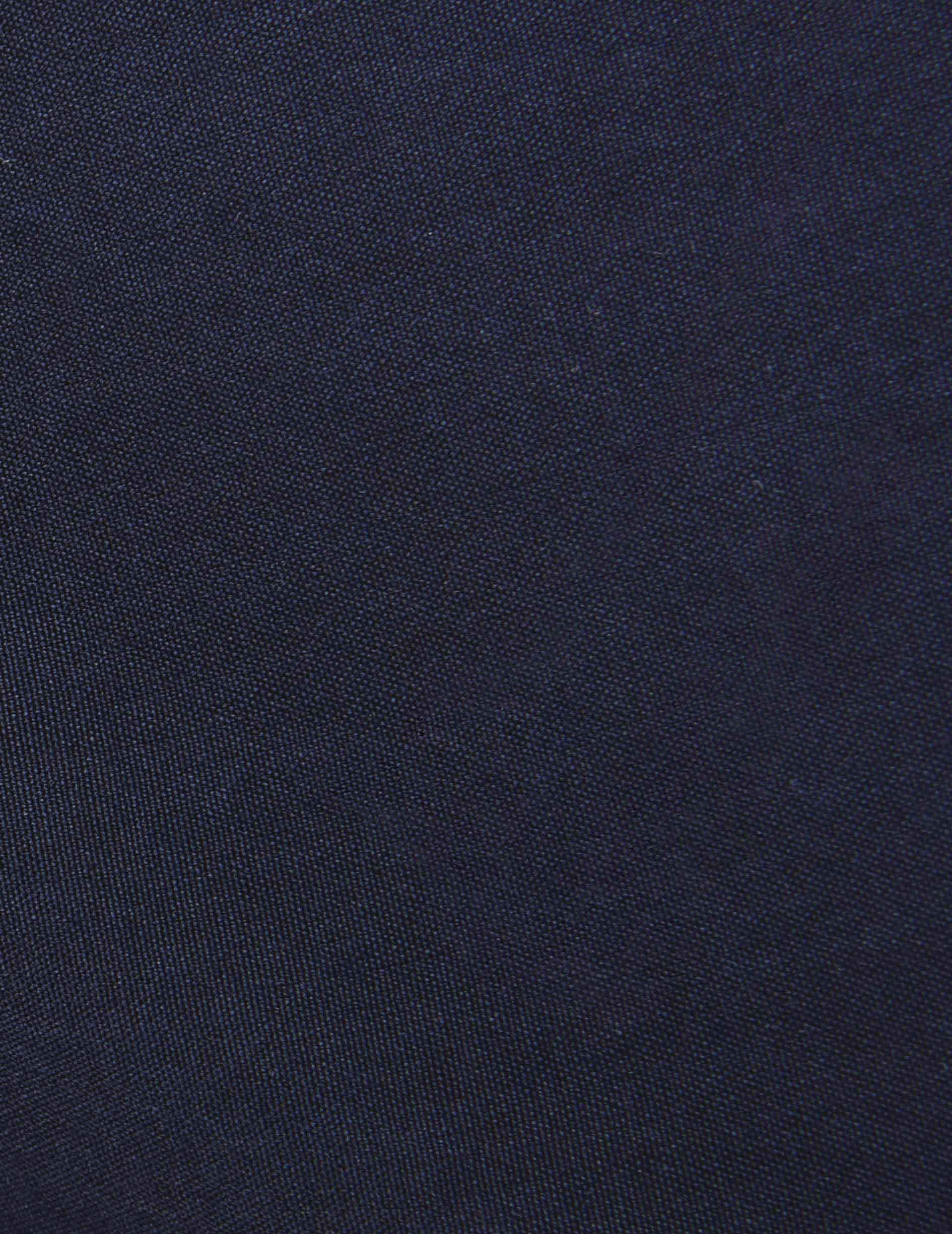 Chemise Auguste en denim bleu marine - Denim - Col Français