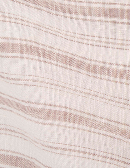 Chemise Auguste en lin rayé beige