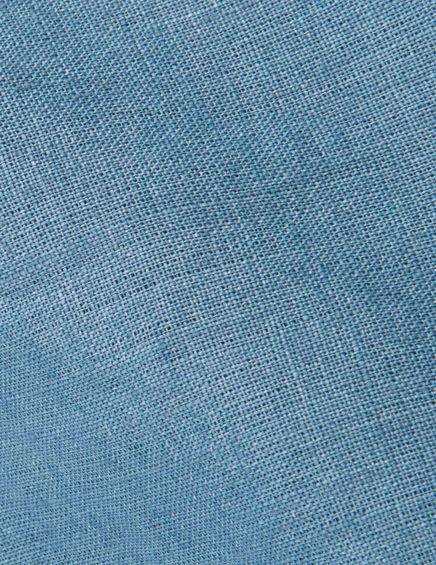 Blue linen Auguste shirt - Lin - Français Collar#5