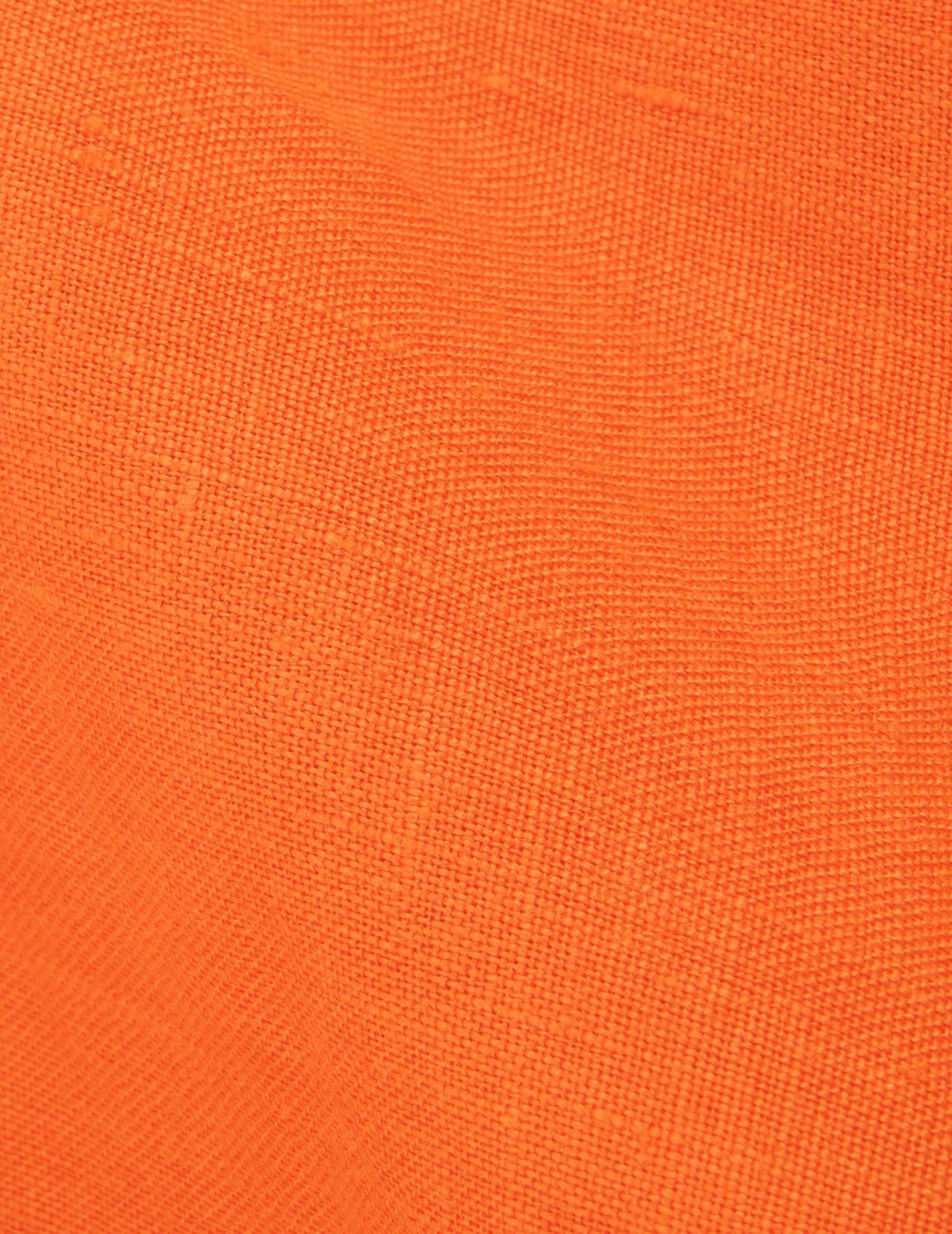 Chemise Auguste en lin orange - Lin - Col Français#5