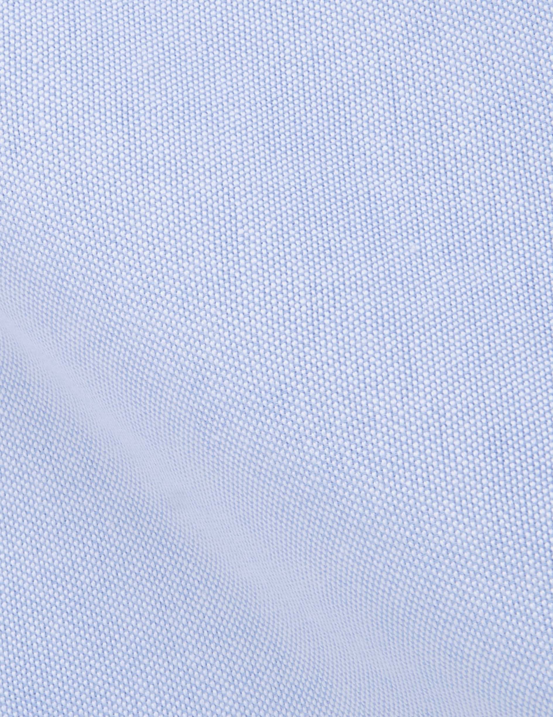 Chemise Aurélien bleue - Oxford - Col Prodigieux boutonné