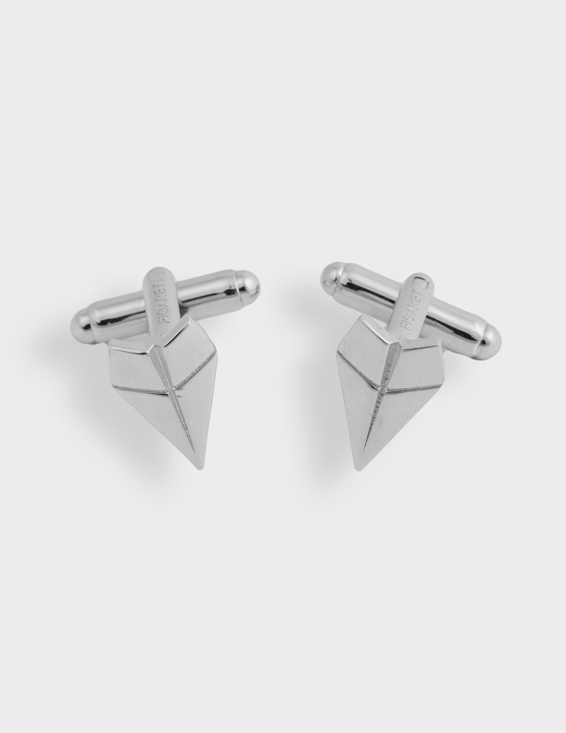Silver cufflinks