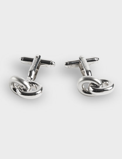 Silver cufflinks