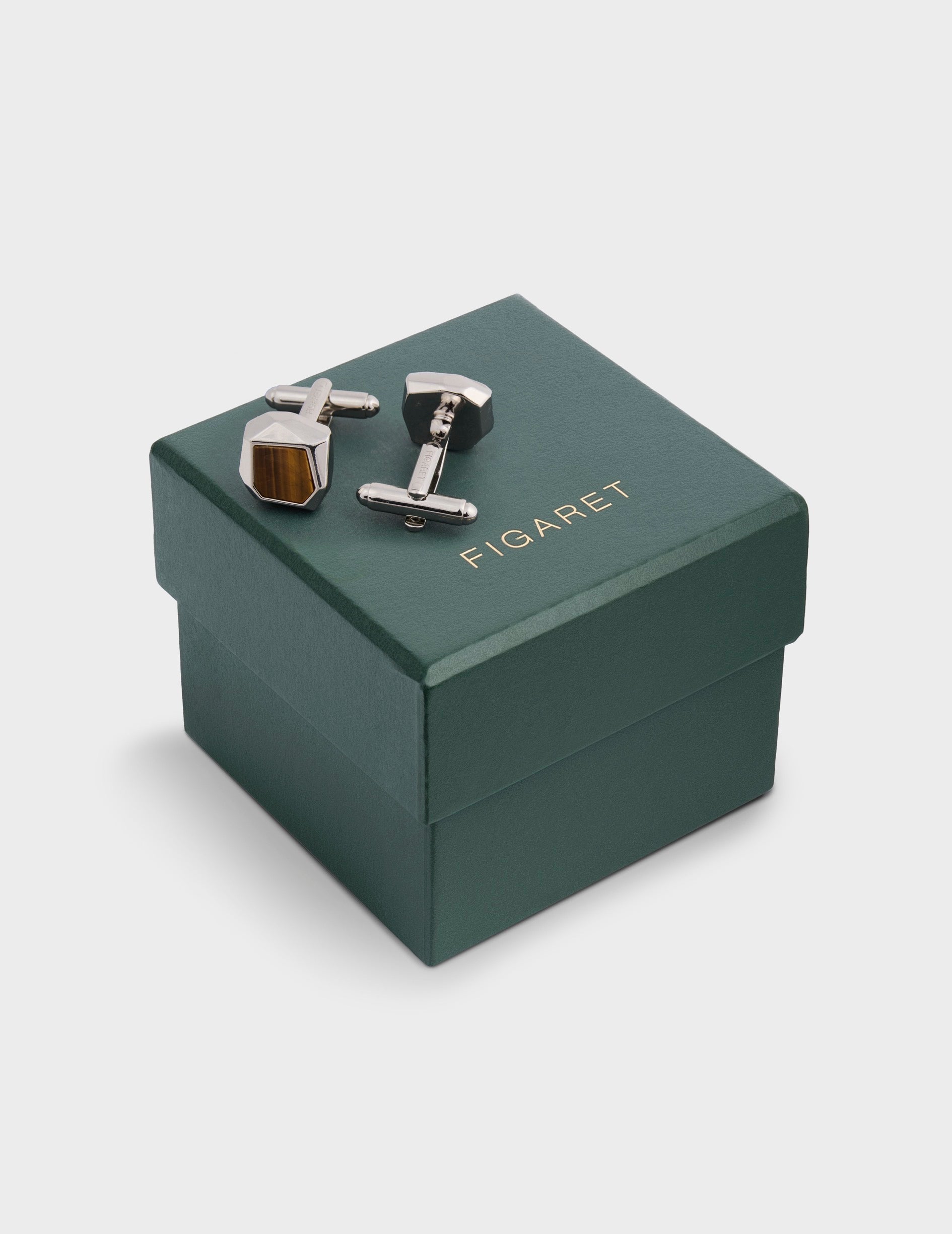 Silver cufflinks