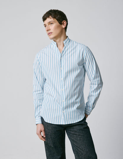 Striped blue Carl shirt