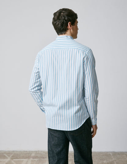 Striped blue Carl shirt