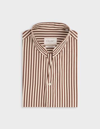 Striped brown Carl shirt 
